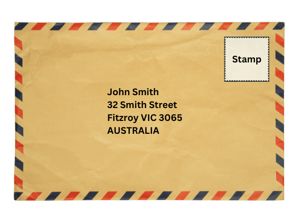 How To Send A Letter To Australia E Snail