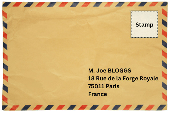 france postal address example        <h3 class=