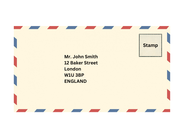 How To Send A Letter To England E Snail   Stamp 5 